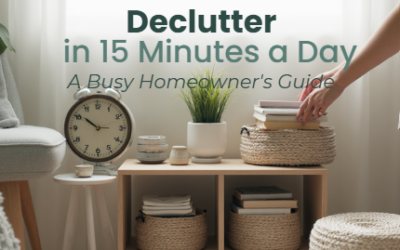 Declutter in 15 Minutes a Day: A Busy Homeowner’s Guide