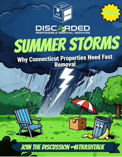 Summer Storms = Summer Junk: Why Connecticut Properties Need Fast Removal